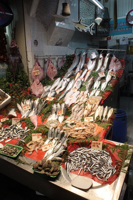 рыбный рынок Стамбул