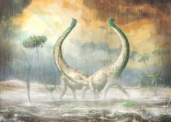 Найден динозавр с позвонками в виде сердца