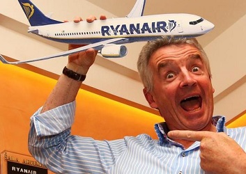Ryanair советует наслаждаться низкими ценами