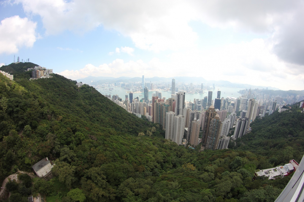 панорама Гонконга